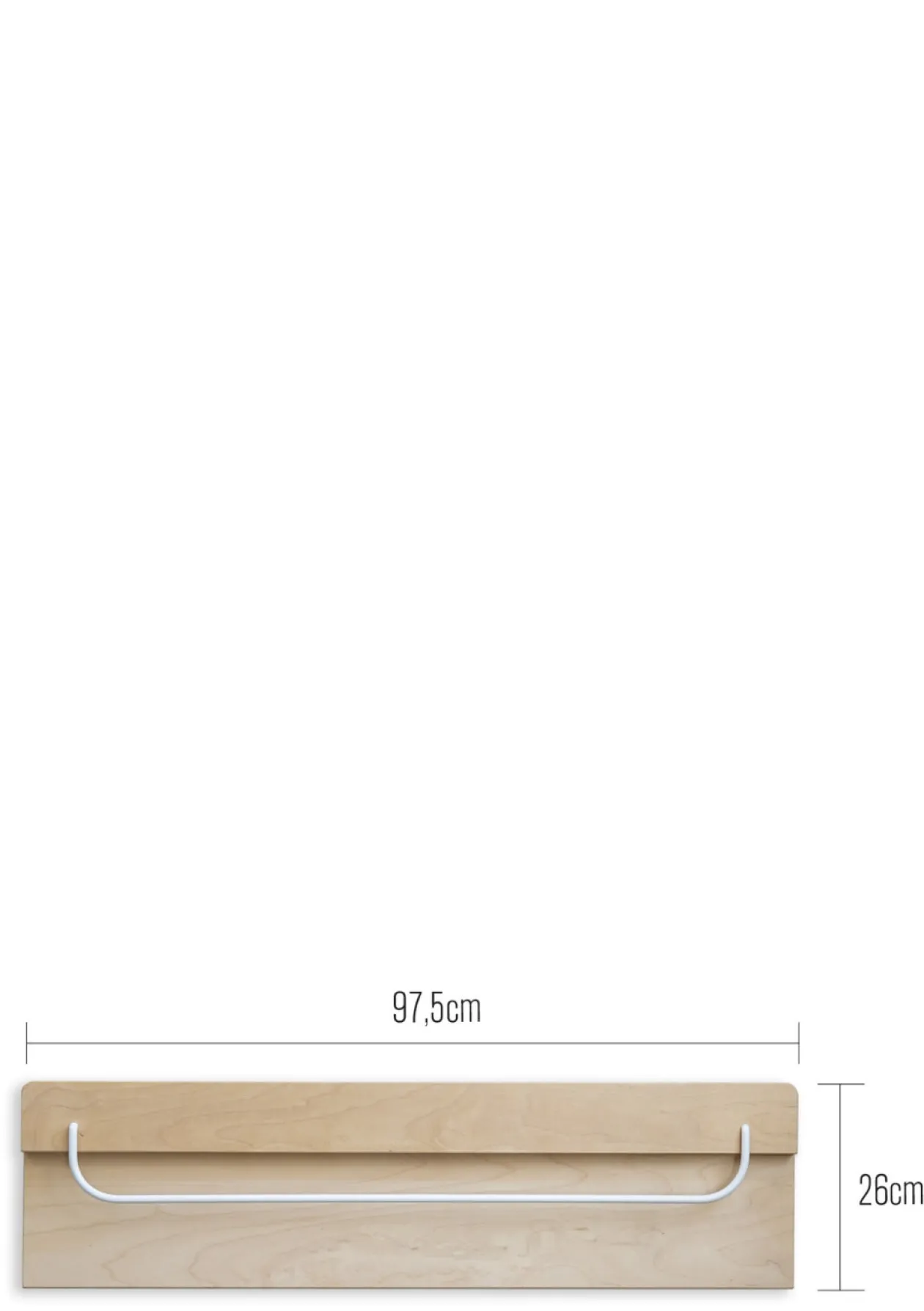 A75 Jugendbett Natural 200 x 75 cm