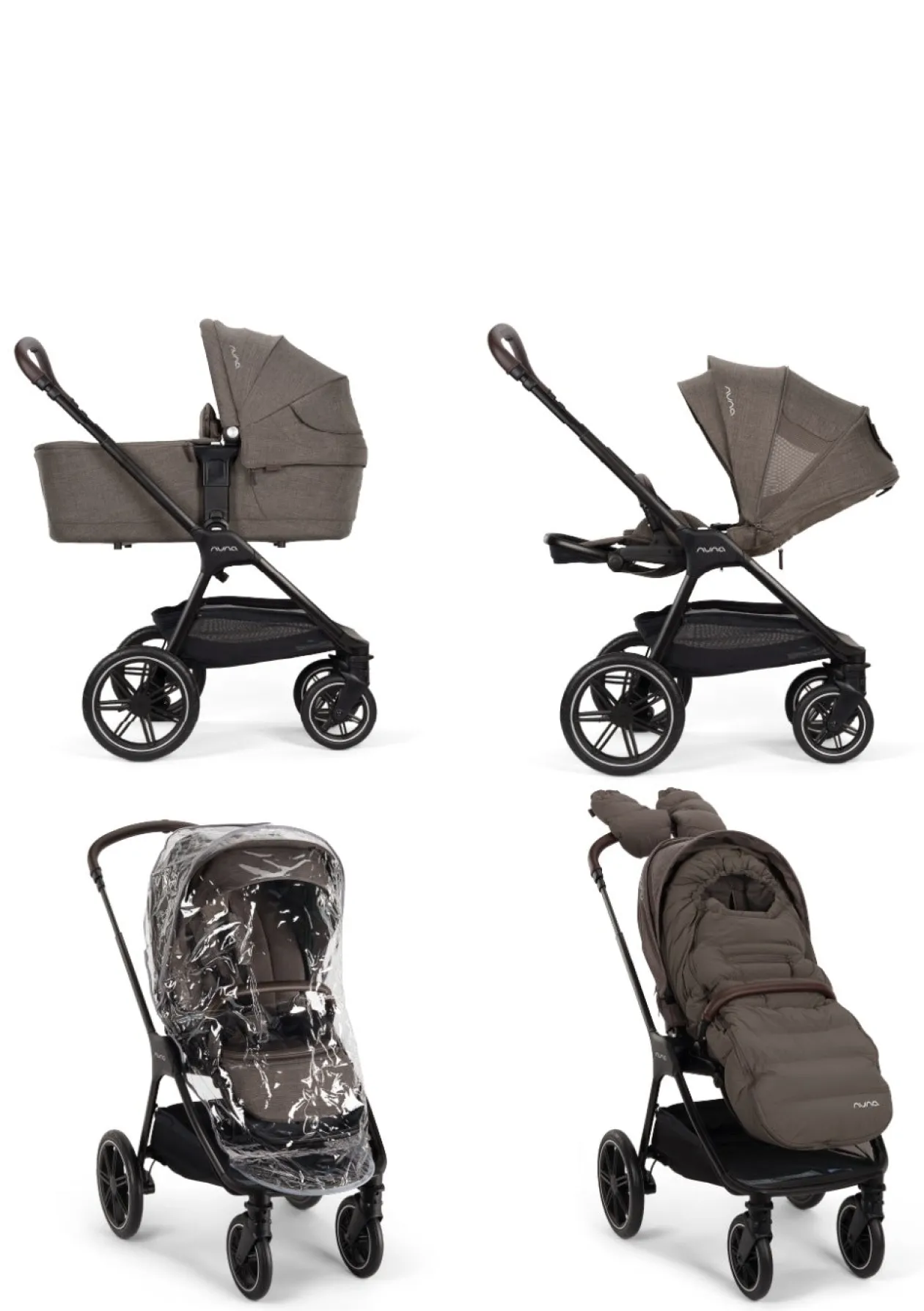 All-in-One Kinderwagen-Set 'TRIV lx' Chestnut