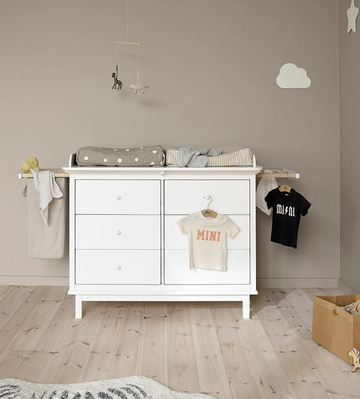 Auszüge & Wäschesack für 'Seaside" Kommode 6 Schubladen