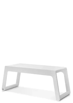 B Tisch White (optional mit Sitzbank)