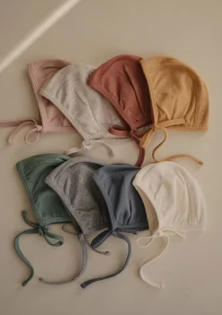 Baby Bonnet gerippt blush