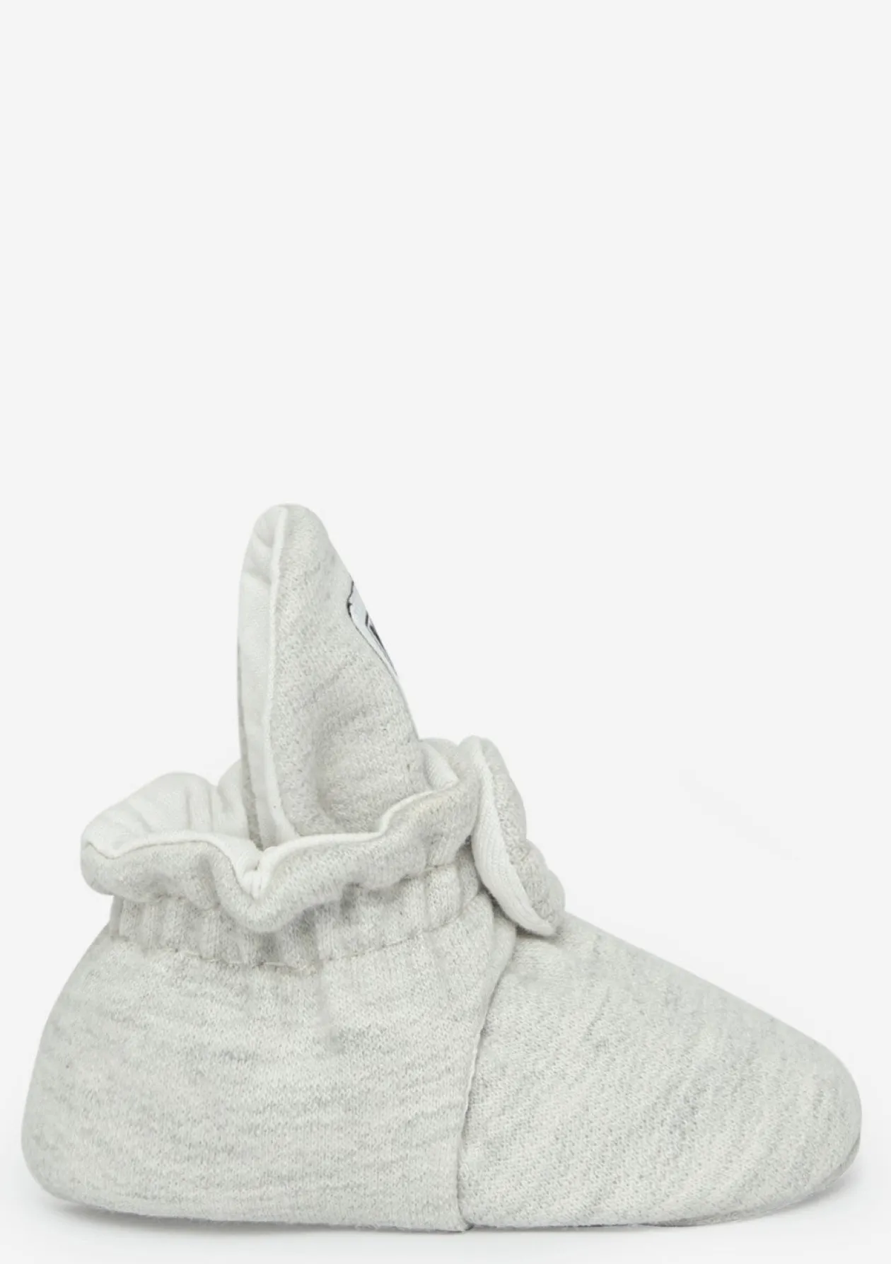 Baby Booties Cotton Light Grey