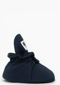 Baby Booties Cotton Navy