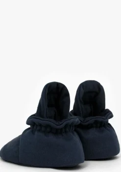 Baby Booties Cotton Navy