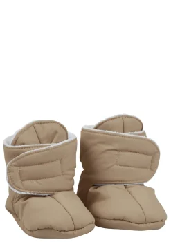 Baby Booties Dark Sand