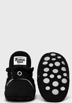 Baby Booties Gamuza Black