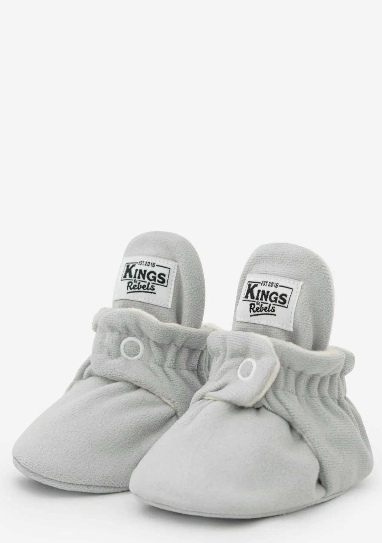 Baby Booties Gamuza Grey