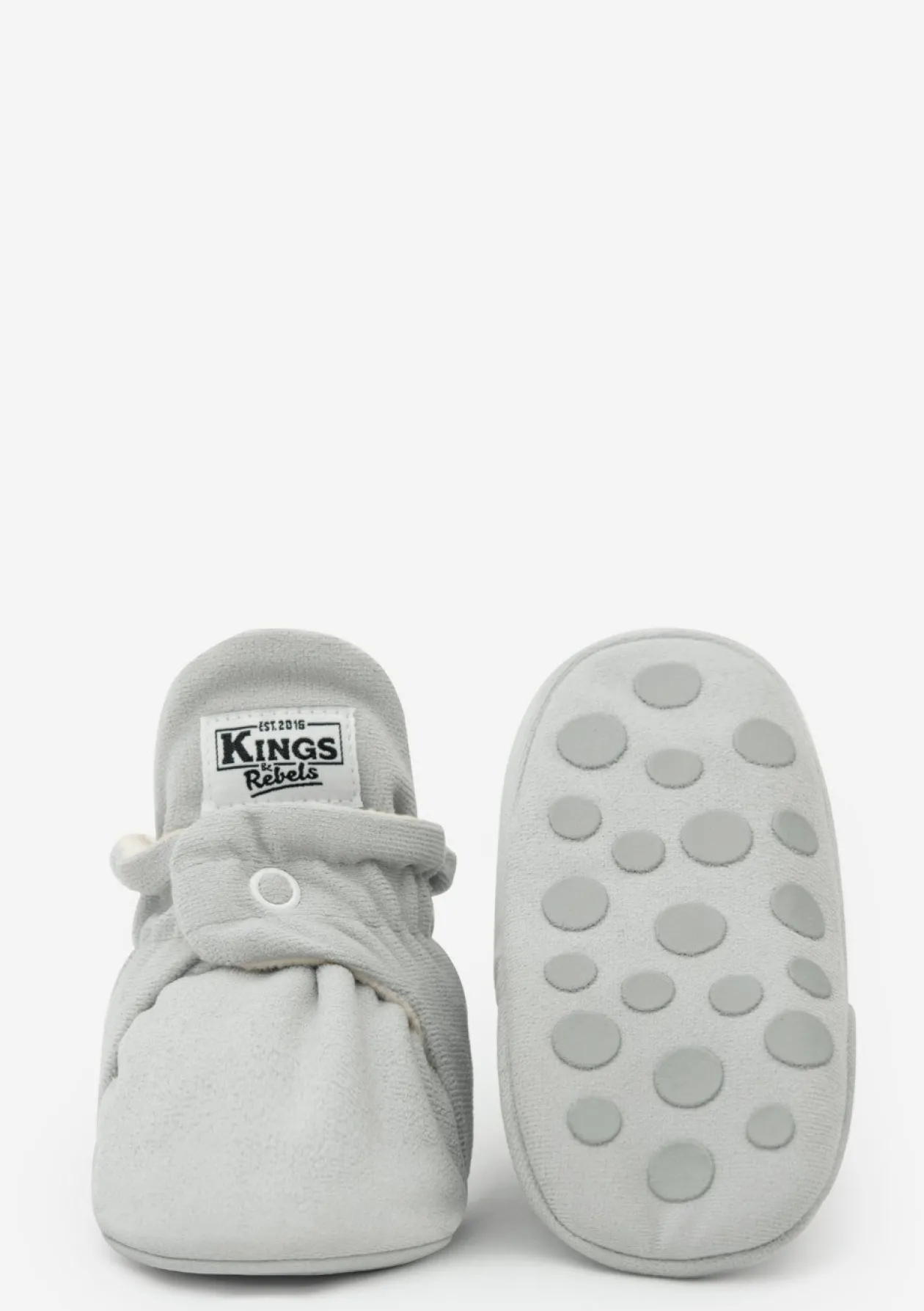 Baby Booties Gamuza Grey