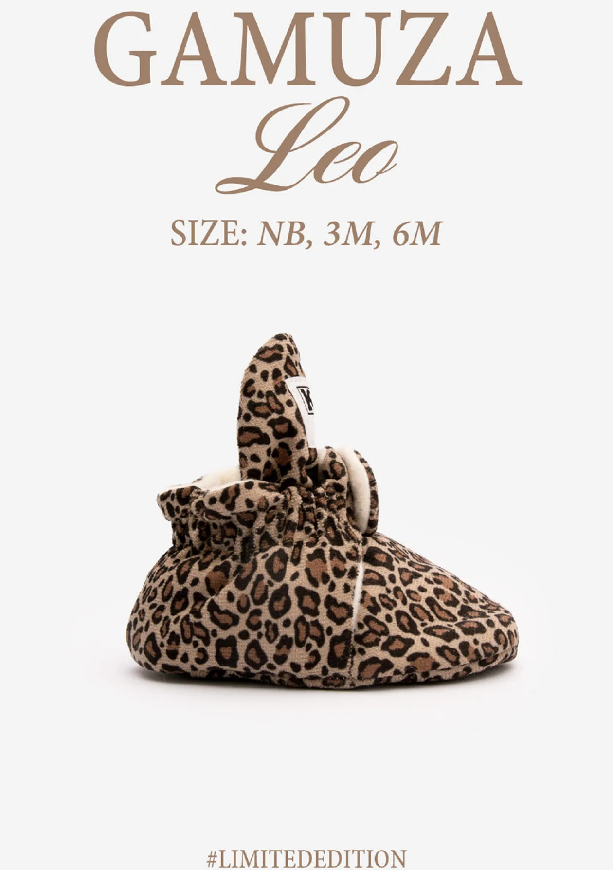 Baby Booties Gamuza Leo