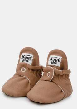Baby Booties Gamuza Mocha