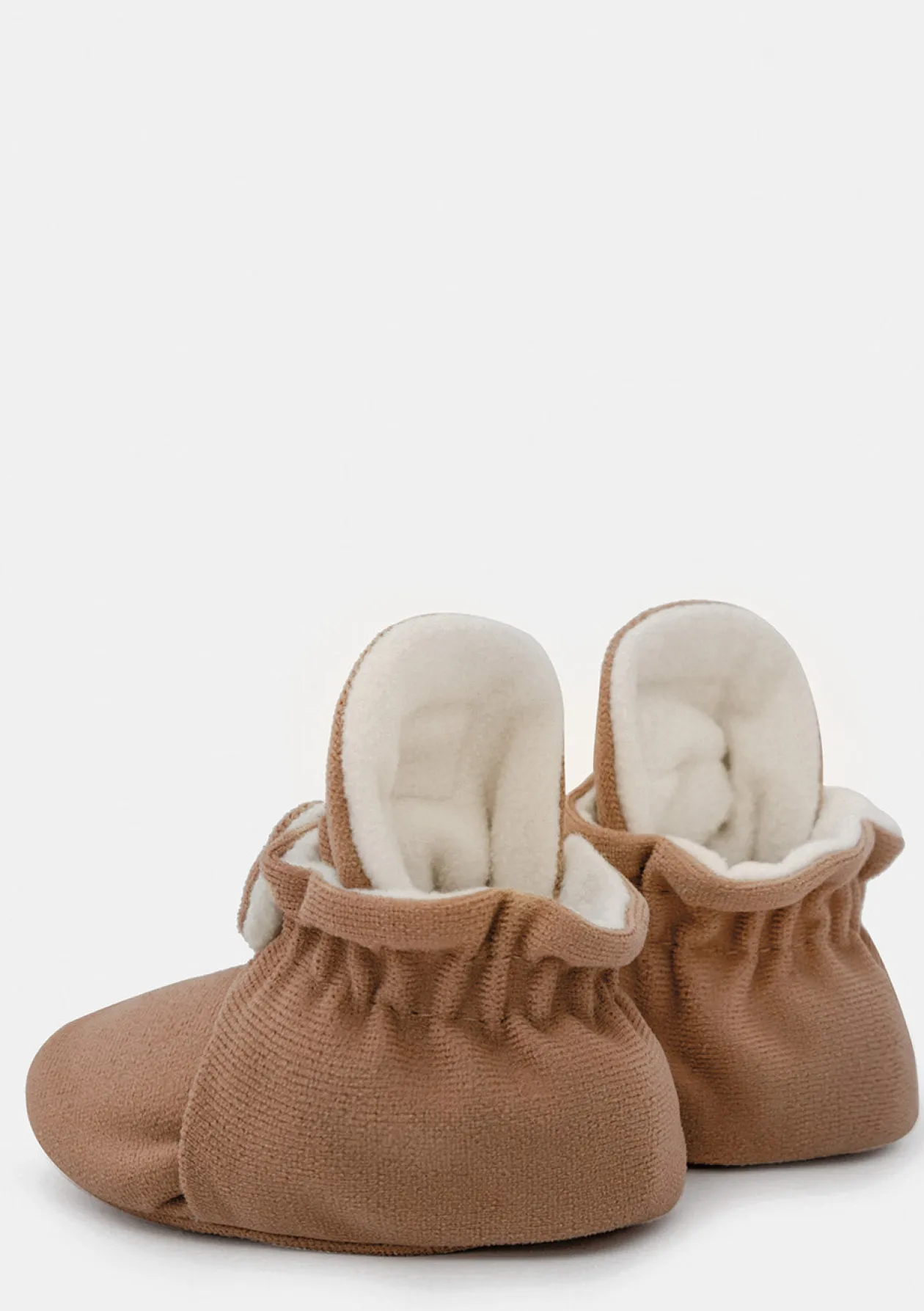 Baby Booties Gamuza Mocha