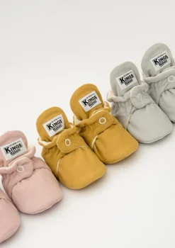 Baby Booties Gamuza Rosewood