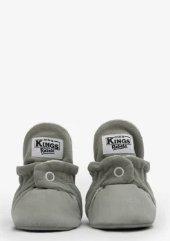 Baby Booties Gamuza Stone