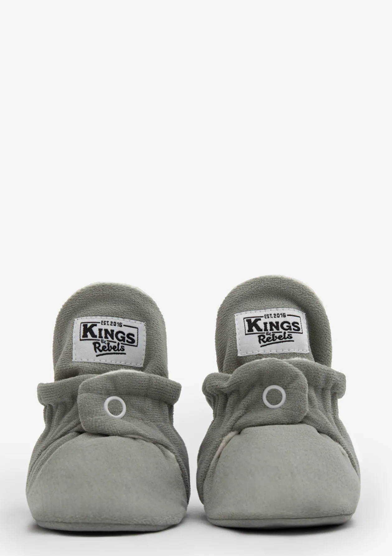 Baby Booties Gamuza Stone