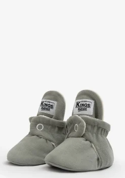 Baby Booties Gamuza Stone