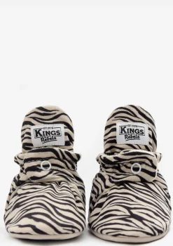Baby Booties Gamuza Zebra