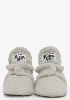 Baby Booties Teddy Grau