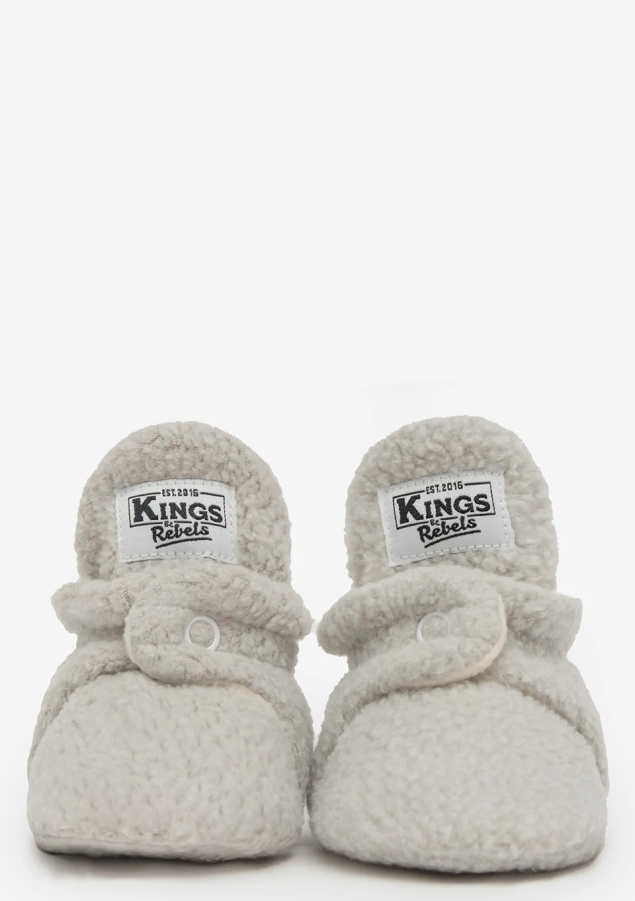 Baby Booties Teddy Grau