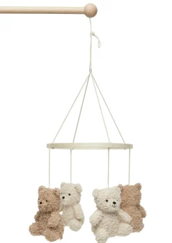 Baby Mobile 'Teddy Bear' Natural Biscuit