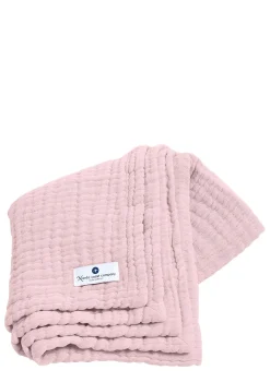 Baby Musselindecke Altrosa