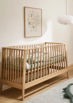 Babybett 'Linea' Eiche 120 x 60 cm
