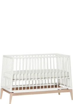 Babybett 'Luna' weiß / Eiche 120 x 60 cm