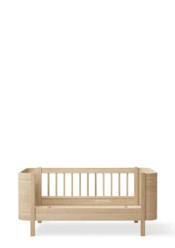 Babybett 'Wood Mini+' Eiche 122-162 x 68 cm