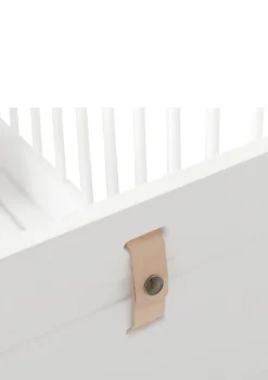 Babybett 'Wood Mini+' Weiß / Eiche 122-162 x 68 cm