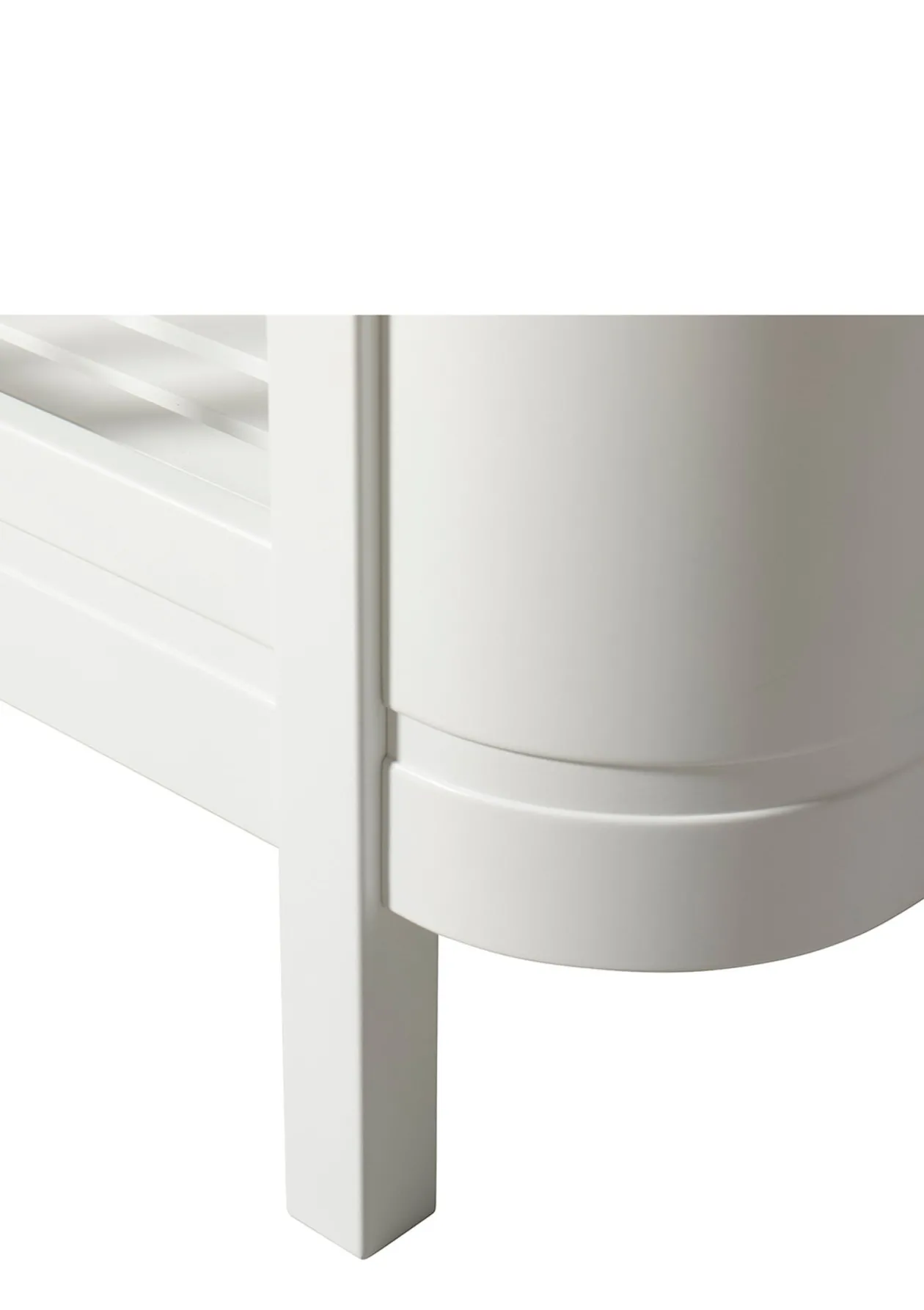 Babybett 'Wood Mini+' Weiß 122-162 x 68 cm