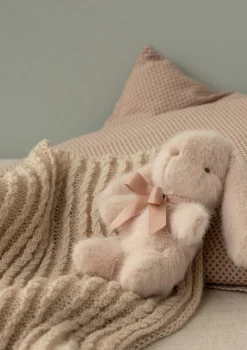 Babydecke beige 75 x 95 cm