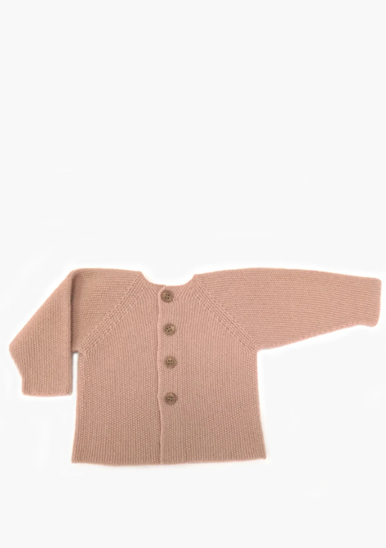 Babyjacke Reiskornoptik puder