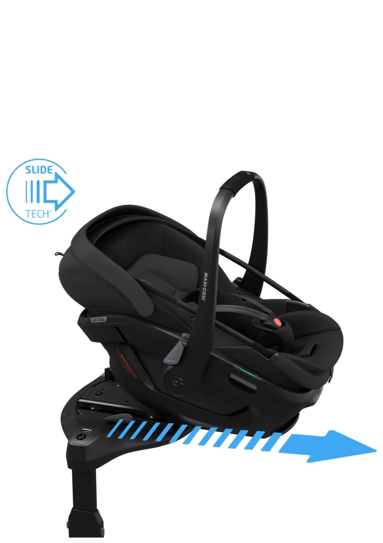 Babyschale 'Coral Slide Pro' Onyx Black