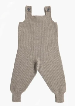 Babystrampler Reiskornoptik beige