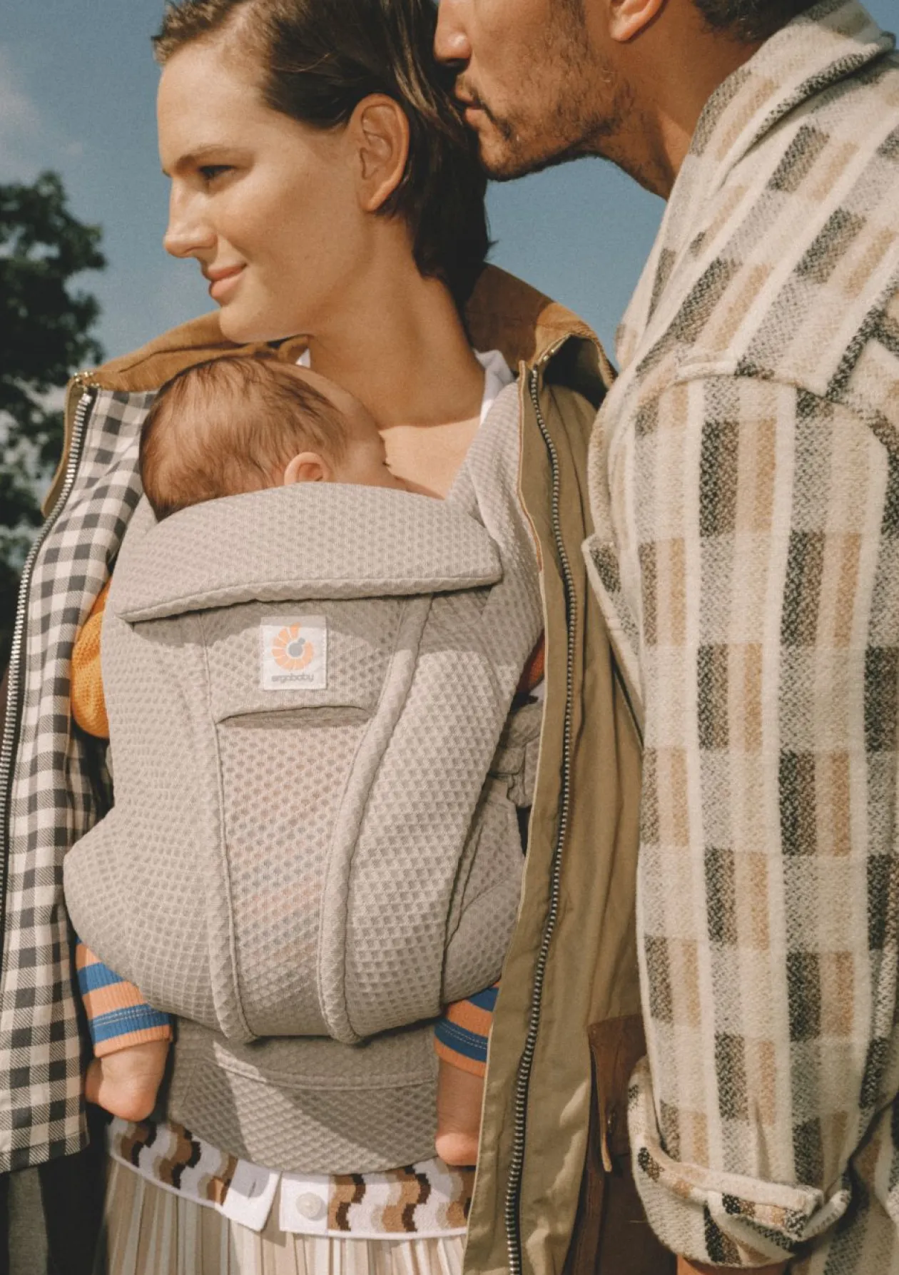 Babytrage 'Omni Deluxe' Mesh Pearl Grey