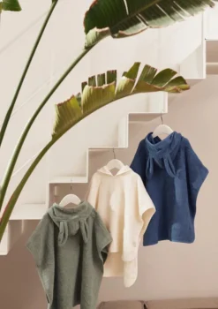 Badeponcho Ash Green