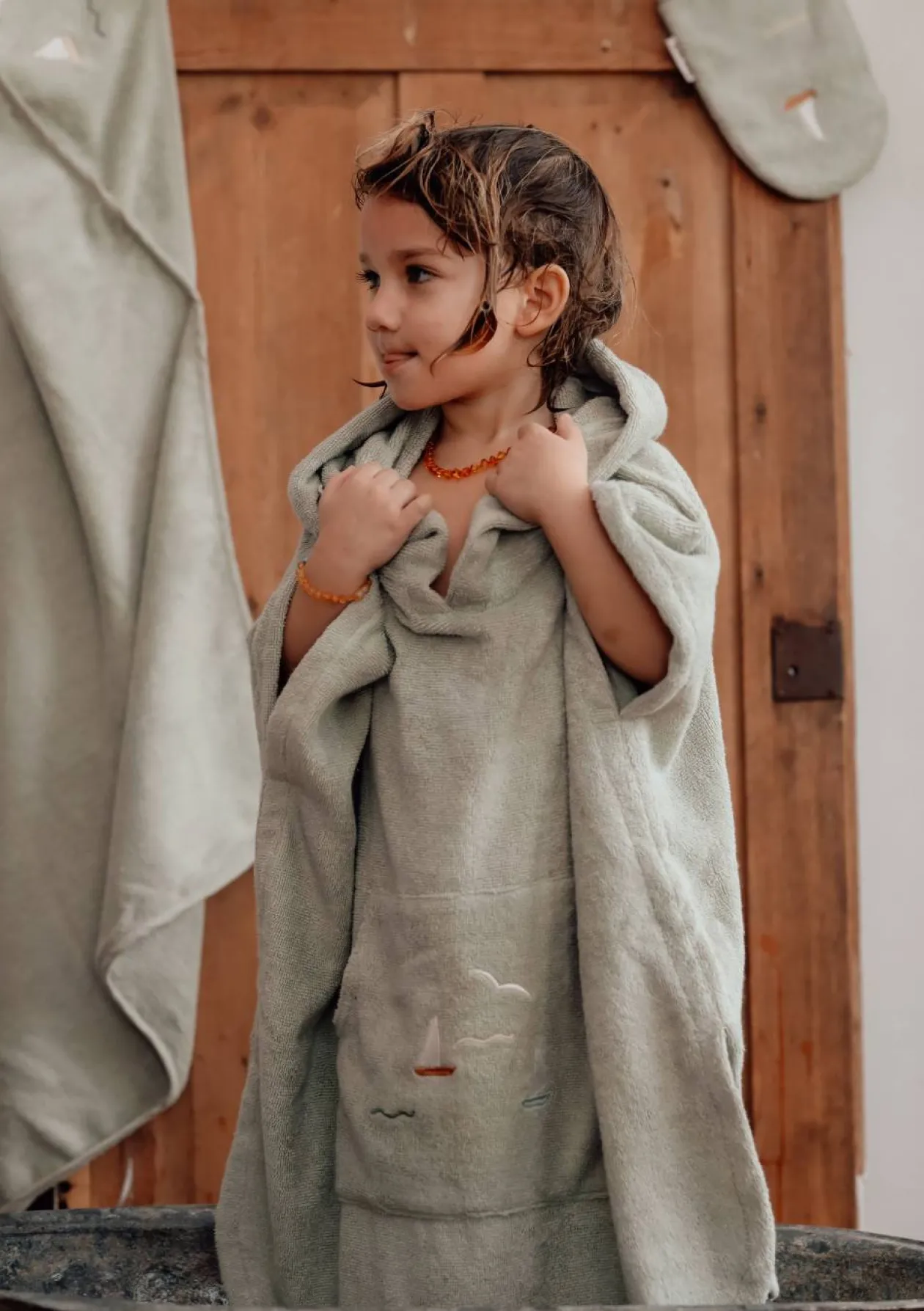 Badeponcho 'Puk' Sailboats