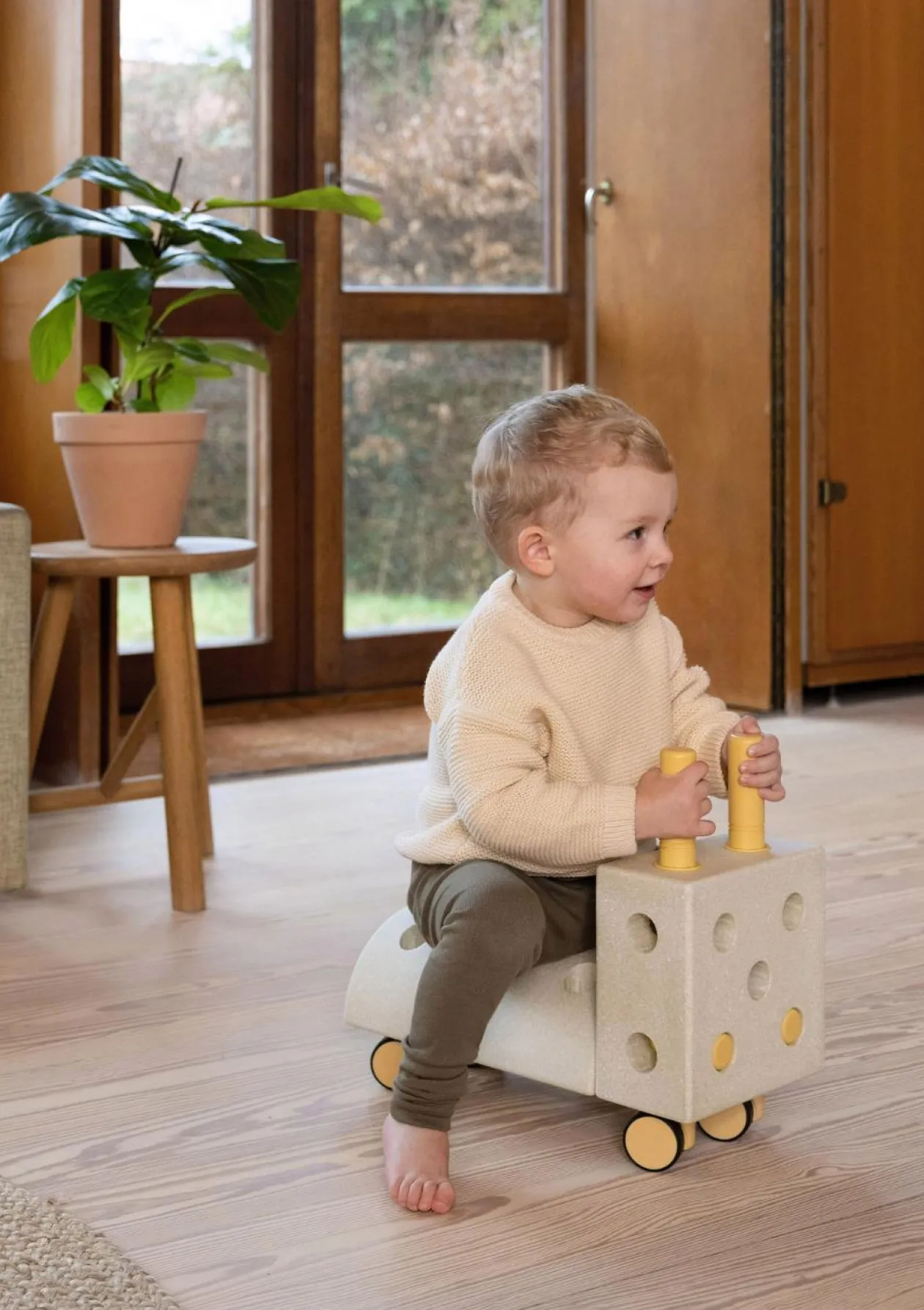 Bauspielzeug 'Curiosity-Set' 14-teilig Sand Grey / Honey Yellow