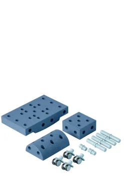 Bauspielzeug 'Curiosity-Set' 14-teilig Deep Blue / Sky Blue