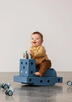 Bauspielzeug 'Curiosity-Set' 14-teilig Deep Blue / Sky Blue