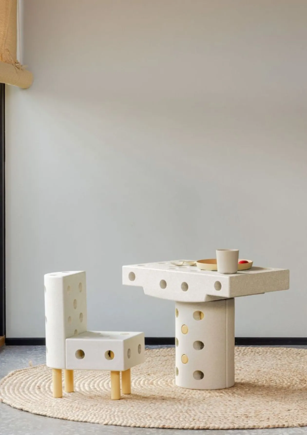 Bauspielzeug 'Dreamer-Set' 34-teilig Sand Grey / Honey Yellow