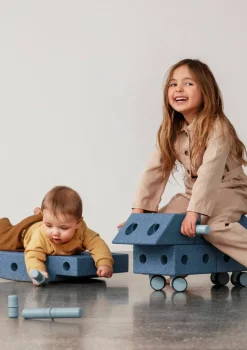 Bauspielzeug 'Explorer-Set' 20-teilig Deep Blue / Sky Blue