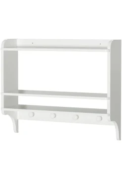 Bücherregal 'Seaside' mit Haken weiß