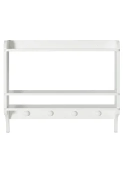 Bücherregal 'Seaside' mit Haken weiß