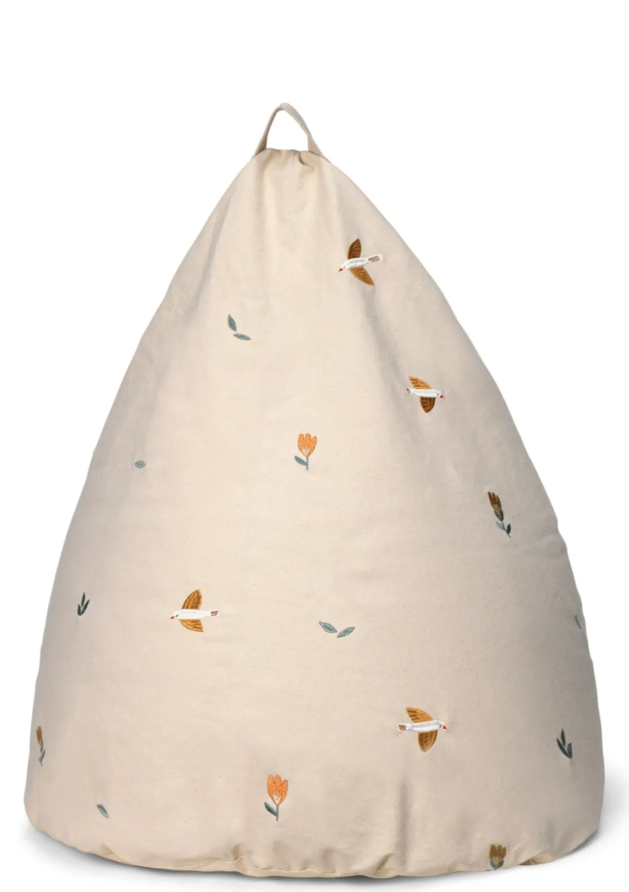 Bestickter Sitzsack 'Bay' Songbirds