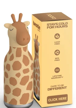Bestie Trinkflasche Giraffe 'Gerri the Giraffe' gelb/braun 460 ml