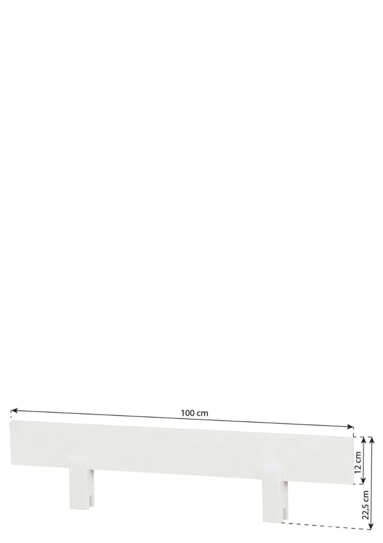 Bettgitter für 'ECO Luxury' Juniorbett weiß