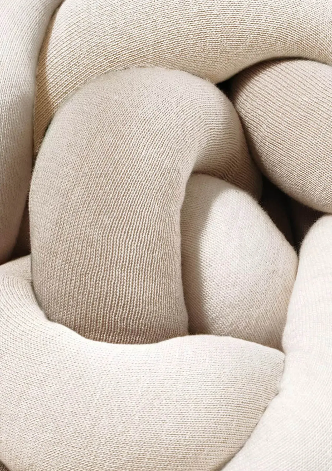 Bettschlange geflochten Trio beige/sand/natur