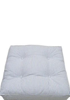 Bodenkissen für Hochbett 'Seaside' blaue Streifen