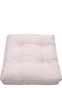 Bodenkissen für Hochbett 'Seaside' rosa Streifen