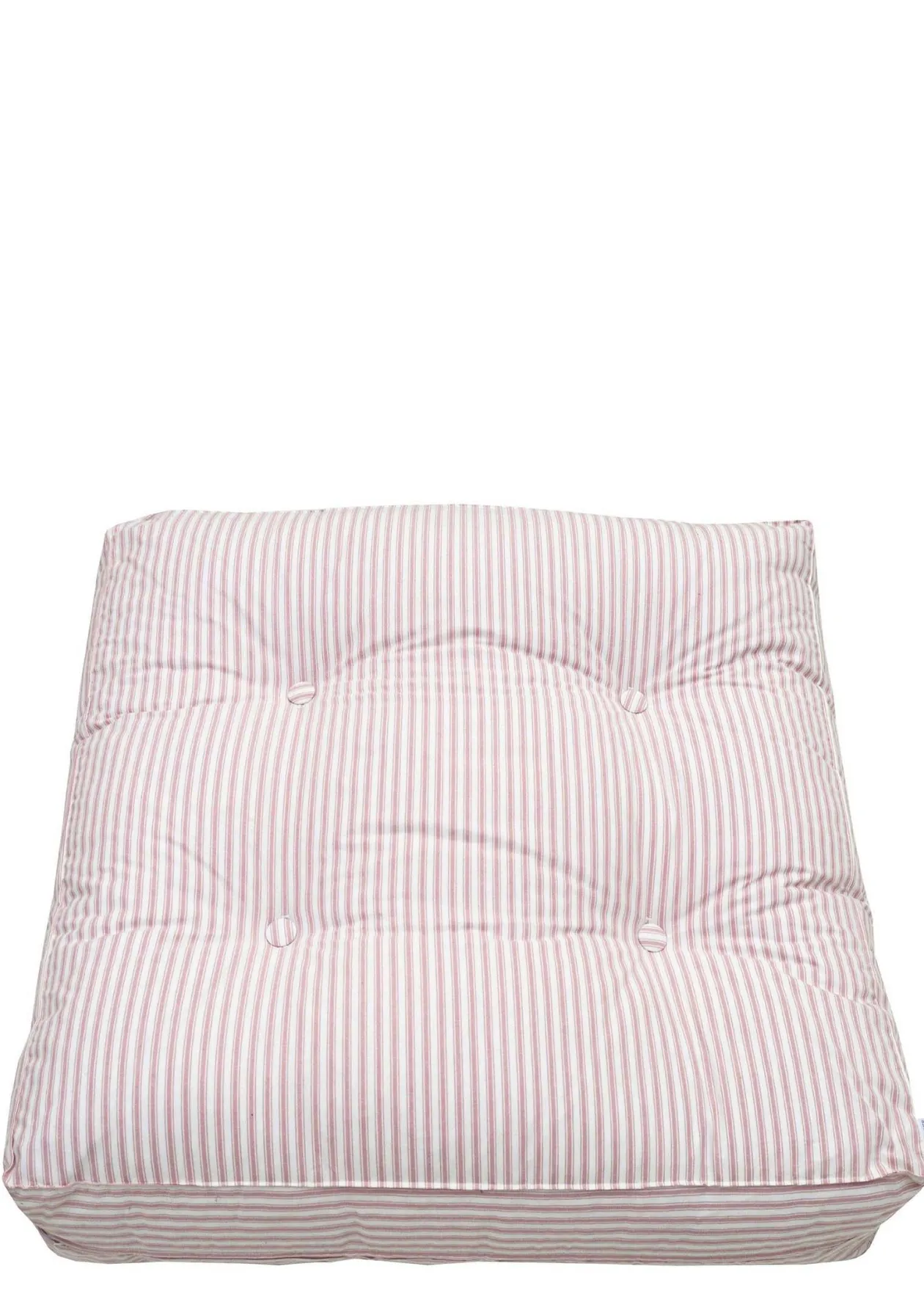 Bodenkissen für Hochbett 'Seaside' rosa Streifen